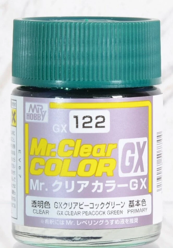 GX122 Mr. Color GX Clear Peacock Green