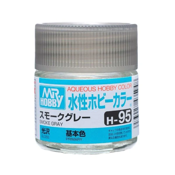 H95 Aqueous Color Gloss Smoke Gray 10ml Bottle