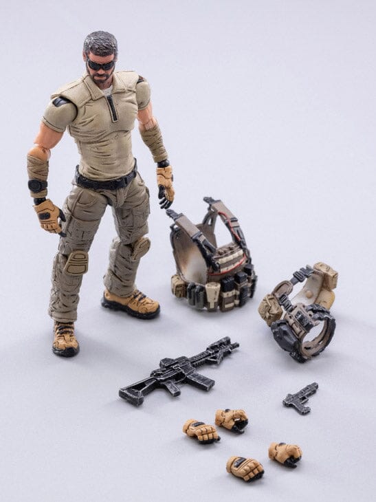Hardcore Coldplay Mercenary Kahn 1/18 Scale Figure - Image 4