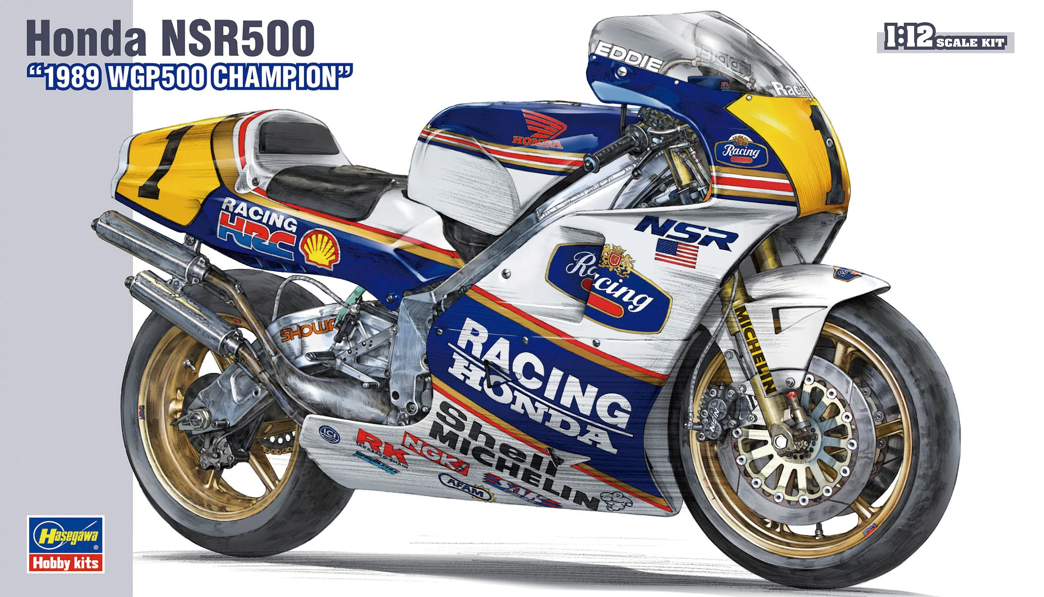 Hasegawa 1/12 Honda Nsr500 '1989 Wgp500 Champion' BK4
