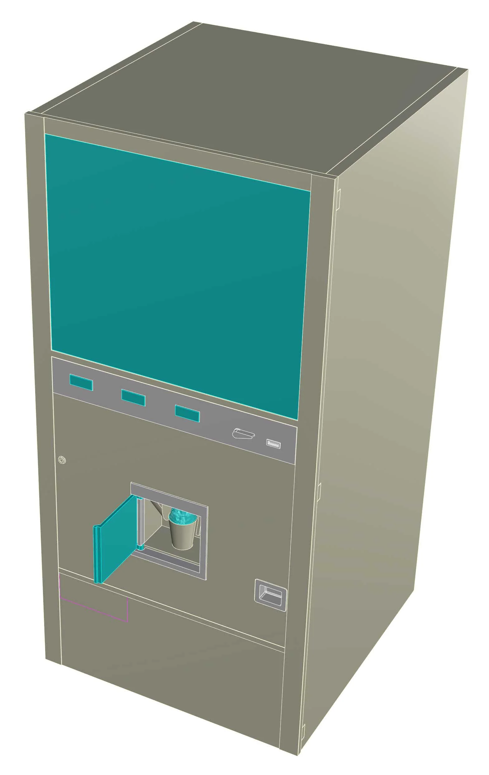 Hasegawa 1/12 NOSTALGIC VENDING MACHINE (Shaved ice)