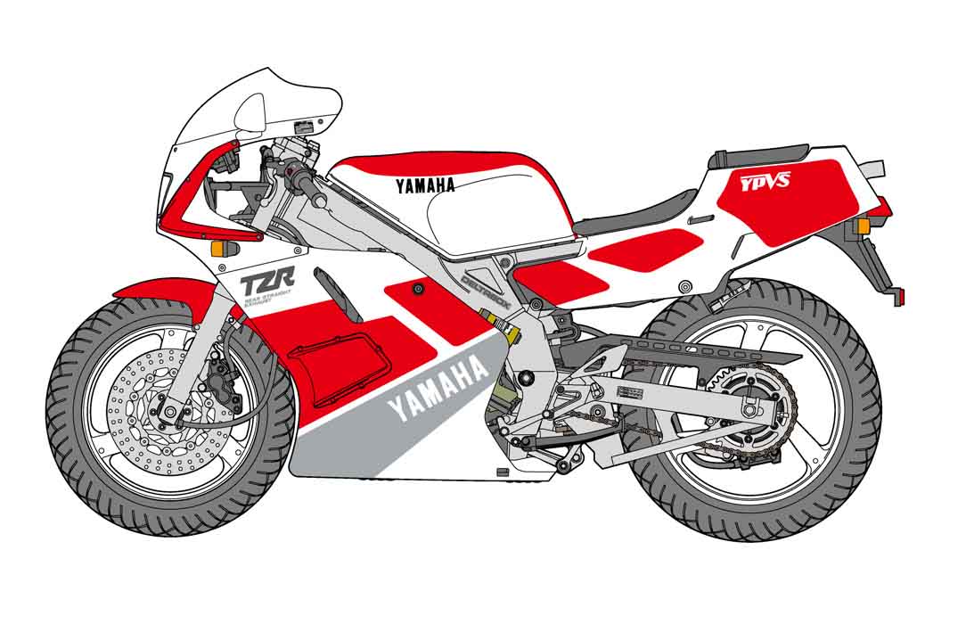 Hasegawa 1/12 Yamaha TZR250 (3MA) (1989) - Image 3