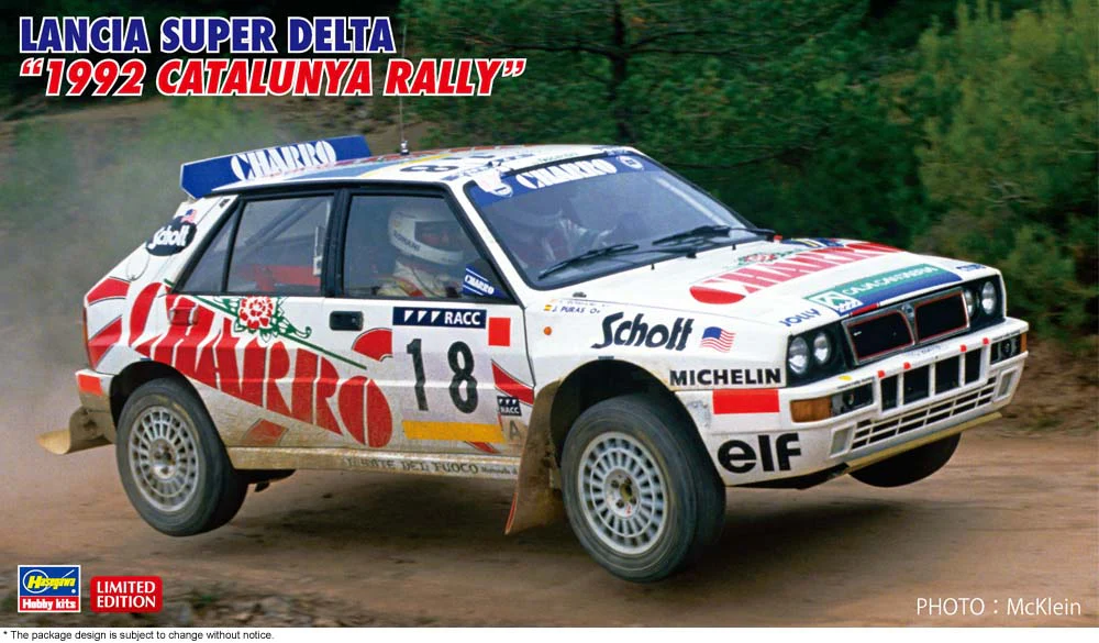 Hasegawa 1/24 Lancia Super Delta 1992 Catalunya Rally Car