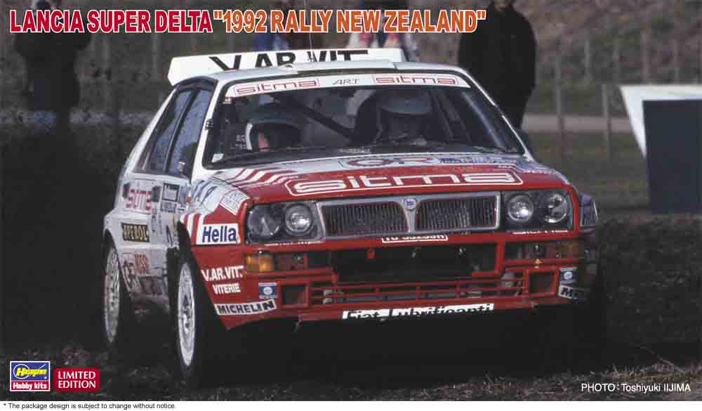Hasegawa 1/24 Lancia Super Delta "1992 Rally New Zealand"