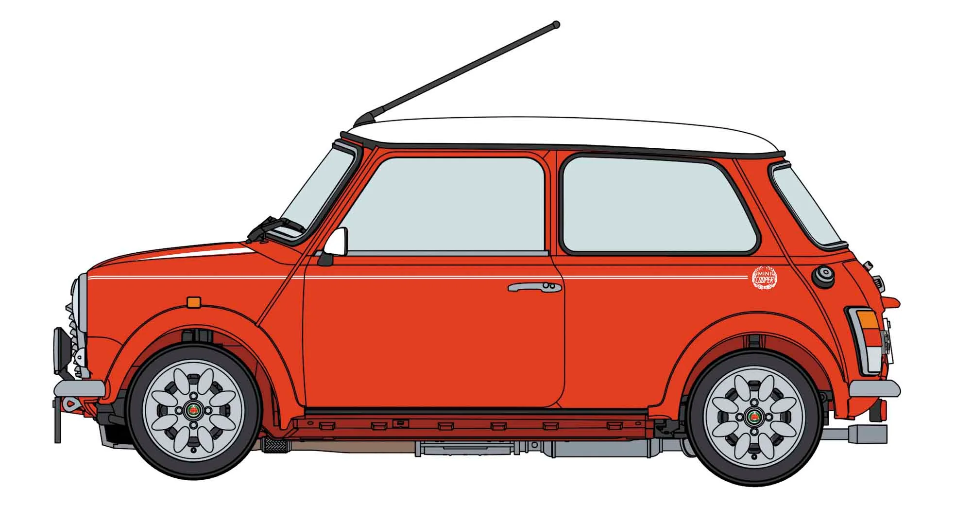 Hasegawa 1/24 Mini Cooper 40th Anniversary Limited(1999)