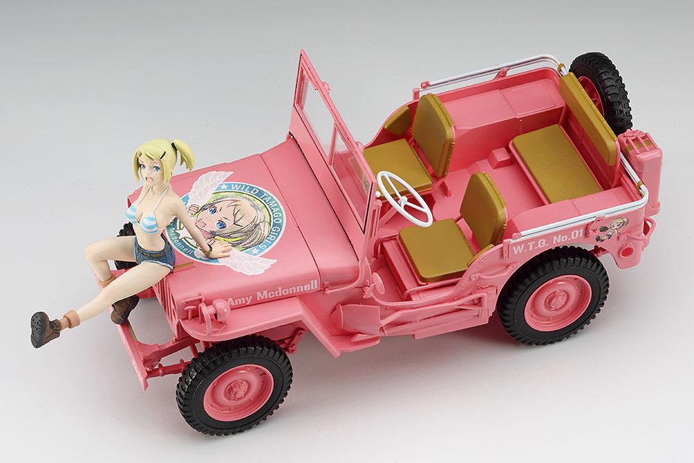 Hasegawa 1/24 Wild Egg Girls 1/4 ton 4x4 Utility Truck "Amy McDonnell" - Image 3