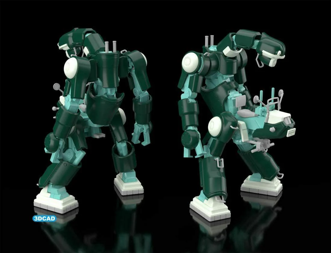Hasegawa 1/35 Mechatro chubu No. 01 Light Green and Green - Image 3