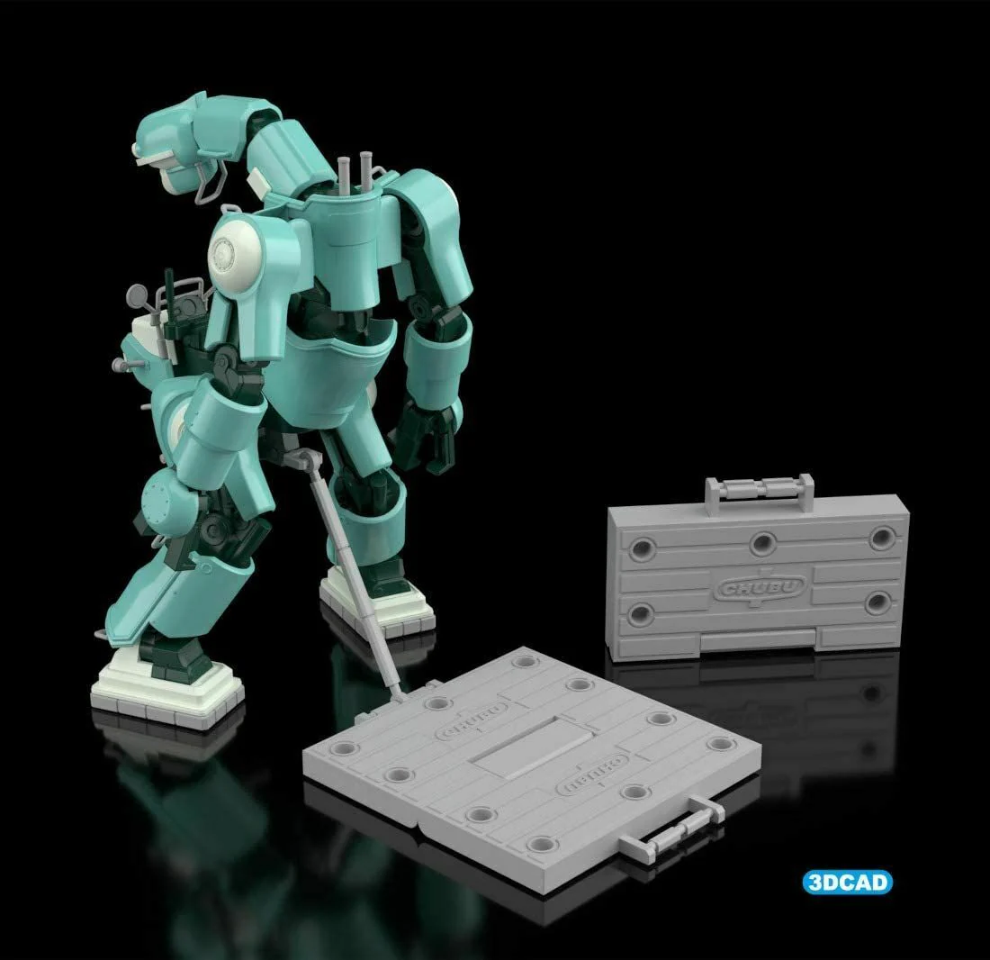 Hasegawa 1/35 Mechatro chubu No. 01 Light Green and Green - Image 5