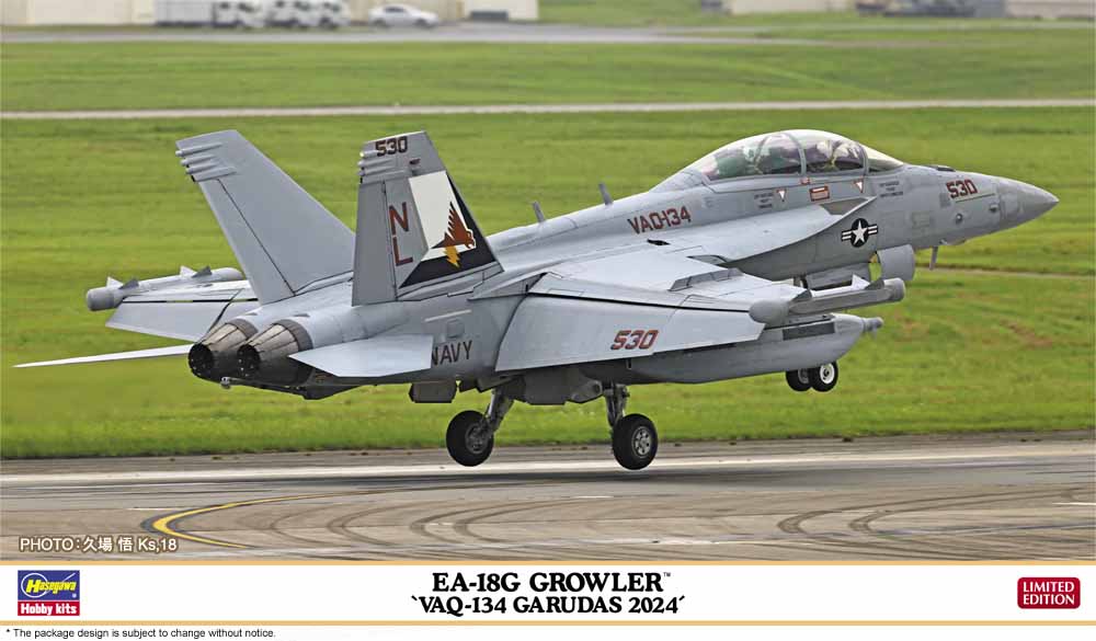 Hasegawa 1/72 EA-18G Growler "VAQ-134 Garudas 2024"