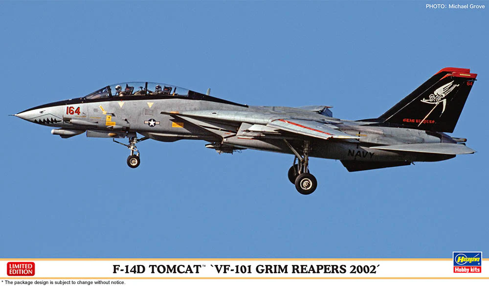 Hasegawa 1/72 F-14D Tomcat "VF-101 Grim Reapers 2002"