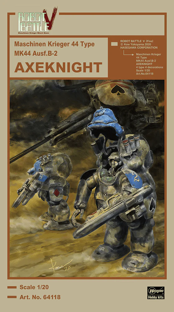 Maschinen Krieger Ma.K. MK44 Ausf.B-2 AXEKNIGHT 1/20 Scale Model Kit - Image 2