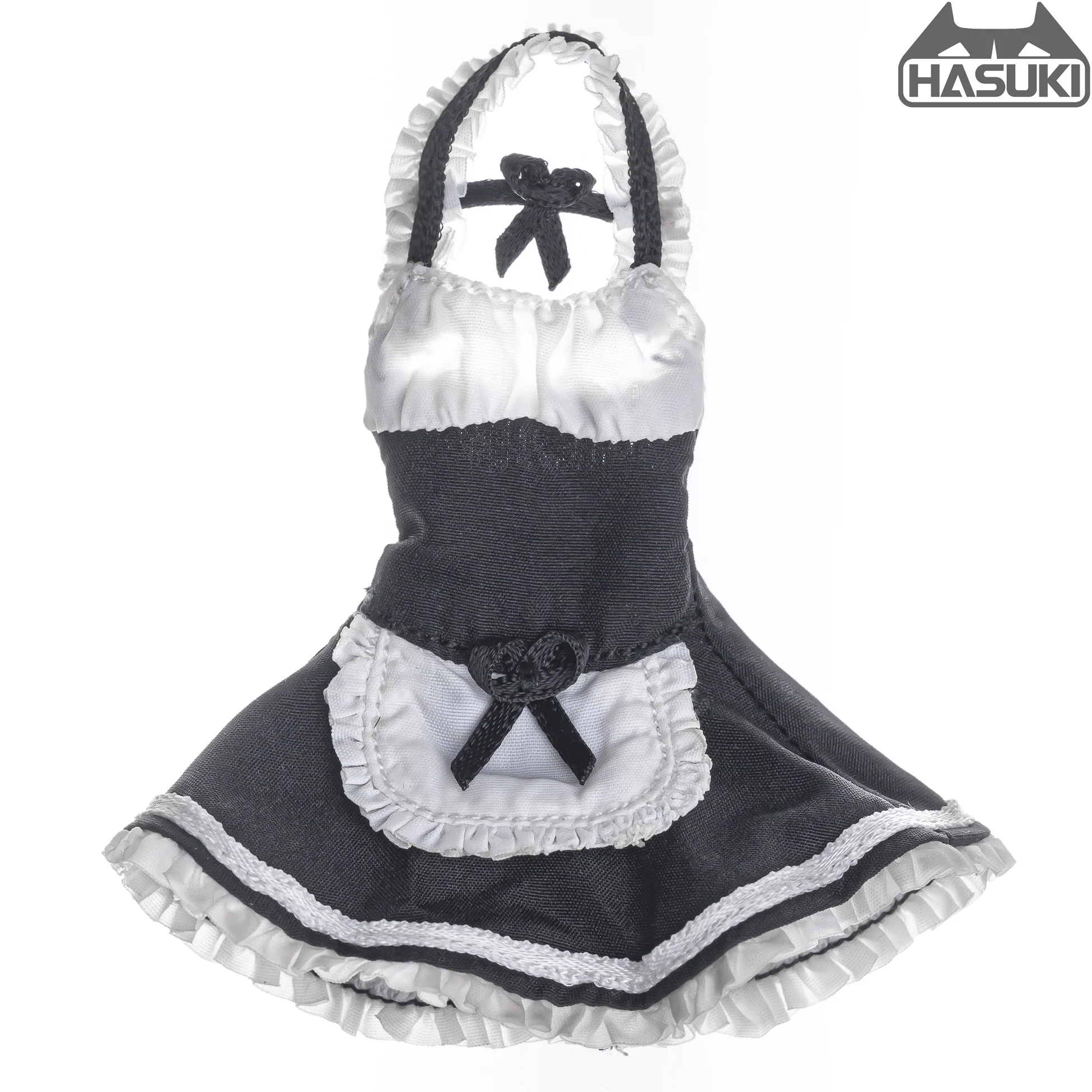 Hasuki 1/12 CS010A Movable Figure Maid Outfit (Black) - Image 2