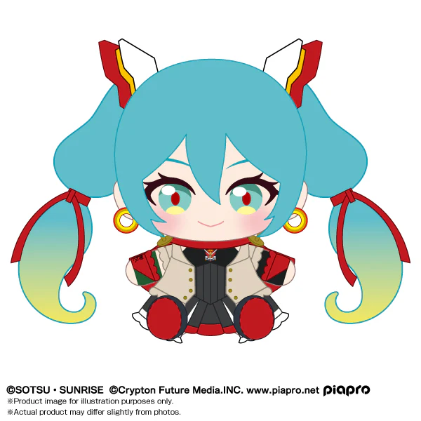 Gundam x Miku Anniversary Special Project Hatsune Miku x Mobile Fighter G Gundam Plush - Image 2