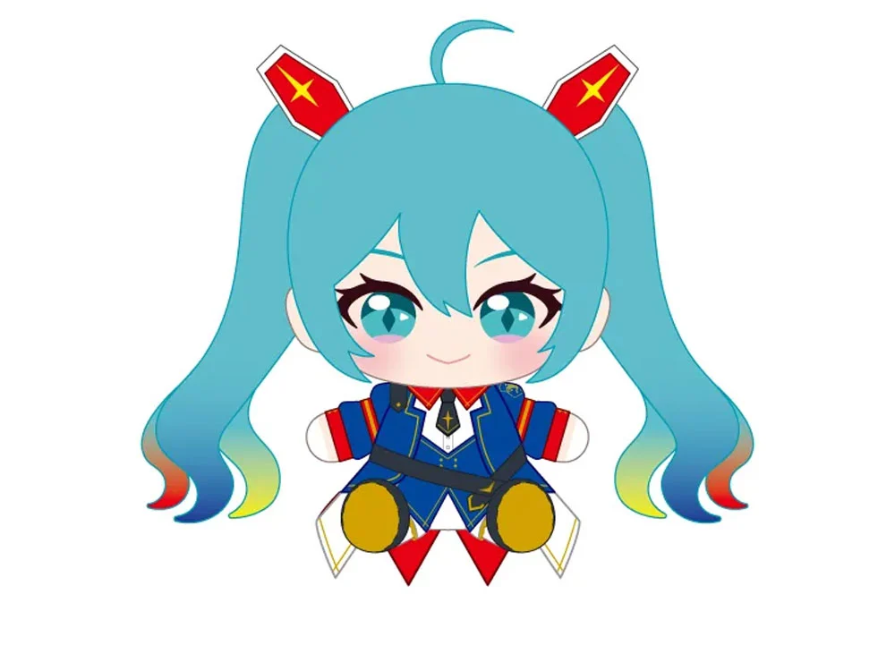 Gundam x Miku Anniversary Special Project Hatsune Miku x Mobile Suit Gundam Plush