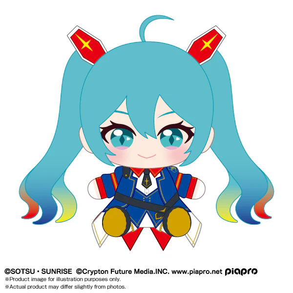 Gundam x Miku Anniversary Special Project Hatsune Miku x Mobile Suit Gundam Plush - Image 2