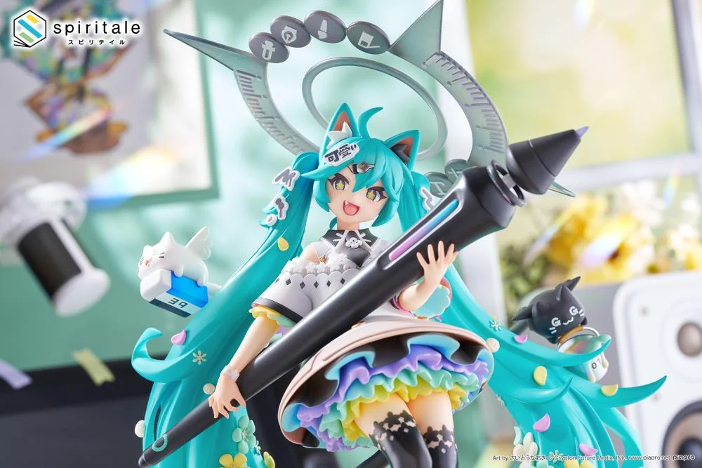 Hatsune Miku x Naoki Saito Spiritale My Figure Making! (The Painter Ver.) 1/7 Scale Figure - Image 8