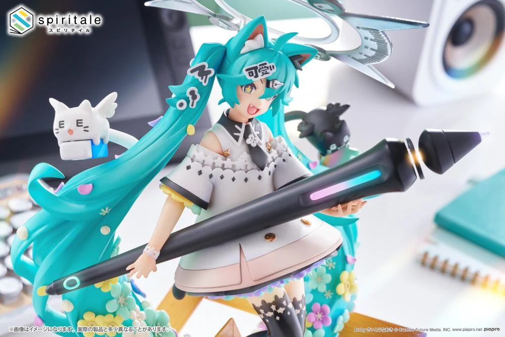 Hatsune Miku x Naoki Saito Spiritale My Figure Making! (The Painter Ver.) 1/7 Scale Figure - Image 9