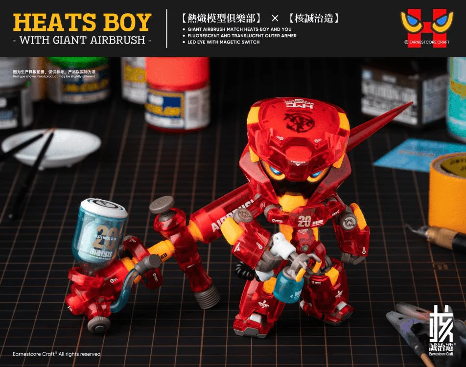 Heats Boy Figure with Giant Airbrush - Image 14