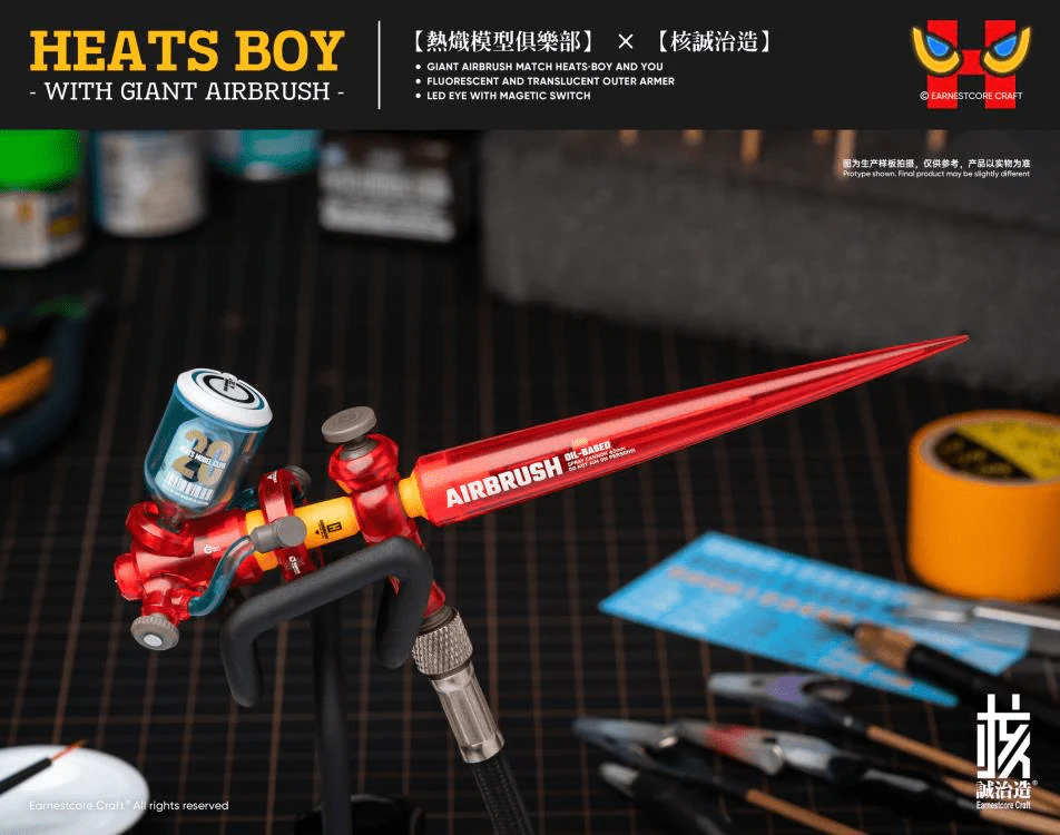 Heats Boy Figure with Giant Airbrush - Image 15