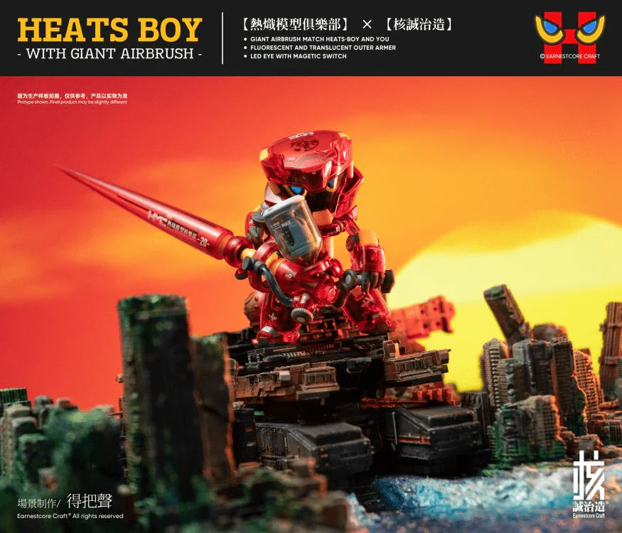Heats Boy Figure with Giant Airbrush - Image 4