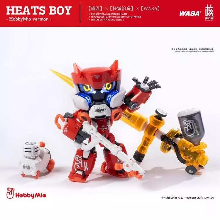 Heats Boy (HobbyMio Ver.) Figure with Giant Airbrush - Image 3