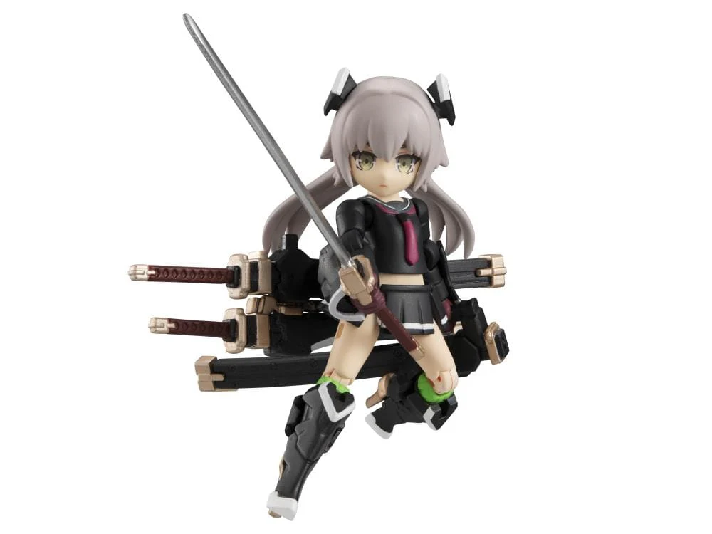 Heavily Armed High School Girls Desktop Army Team 1 Box of 3 Figures - Image 3