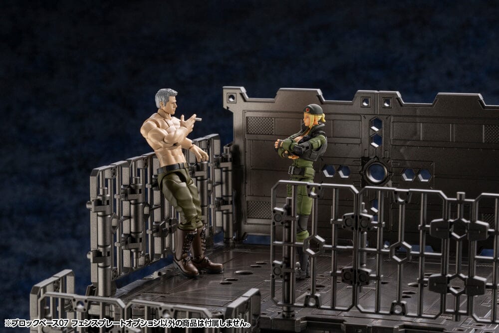 Hexa Gear Block Base 07 Fence Plate Model Kit - Image 6
