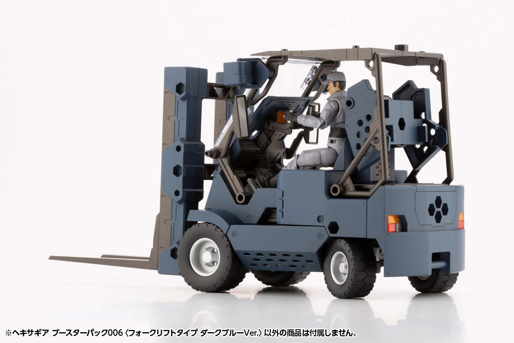 Hexa Gear Booster Pack 006 Forklift (Dark Blue Vers.) 1/24 Scale Model Kit - Image 4