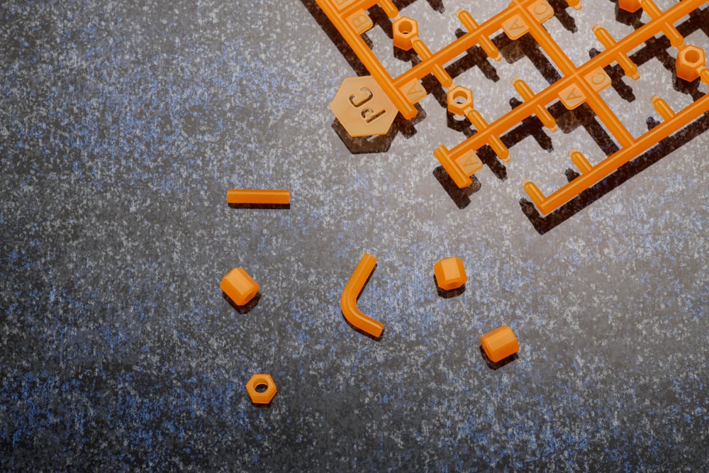 Hexa Gear EX Unit 002 Hexa G-R.A.M. (Orange Ver.) 1/24 Scale Model Accessory Set - Image 6