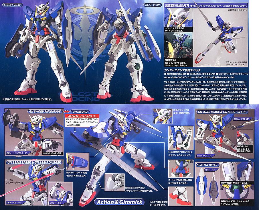 #1 Gundam Exia "Gundam 00", Bandai 1/100 - Image 3