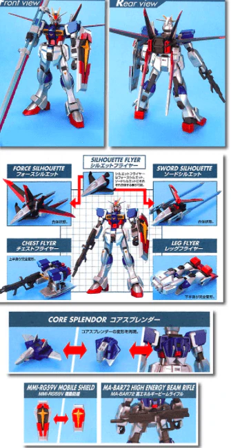 HG 1/100 #10 Force Impulse Gundam + Sword Pack (Extra Finish) - Image 3