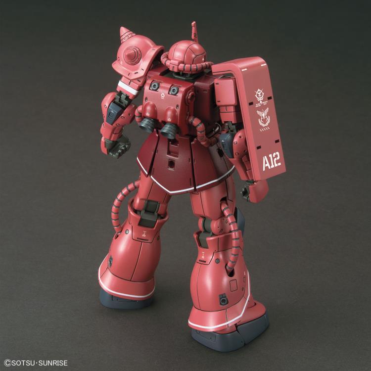 HG-The Origin 1/144 #024 MS-06S Zaku II (Char Red Comet Ver.) - Image 6