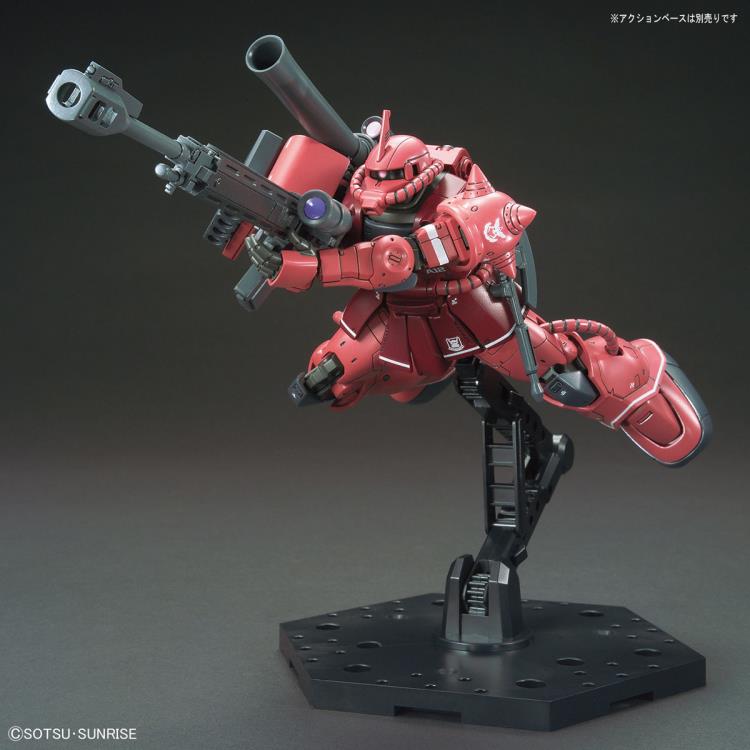 HG-The Origin 1/144 #024 MS-06S Zaku II (Char Red Comet Ver.) - Image 7