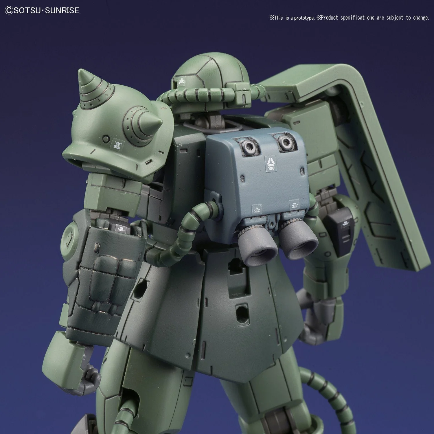 HG-The Origin 1/144 #016 MS-06C Zaku II Type C / Type C-5 - Image 8