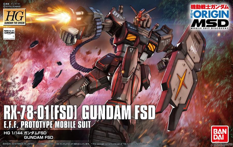 HG-The Origin 1/144 #21 Gundam FSD - Image 2