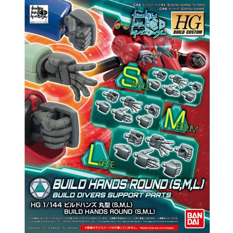 HGBC 1/144 #44 Build Hands Round (S,M,L) - Image 2
