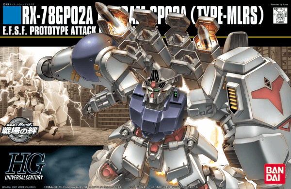 HGUC 1/144 #075 RX-78GP02A Gundam Physalis MLRS Type - Image 2