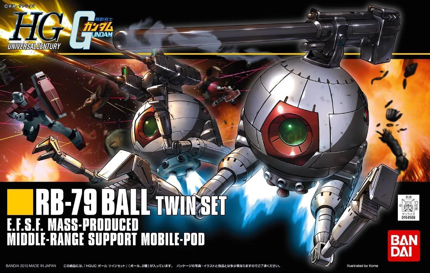 HGUC 1/144 #114 RB-79 Ball (Twin Set) - Image 2
