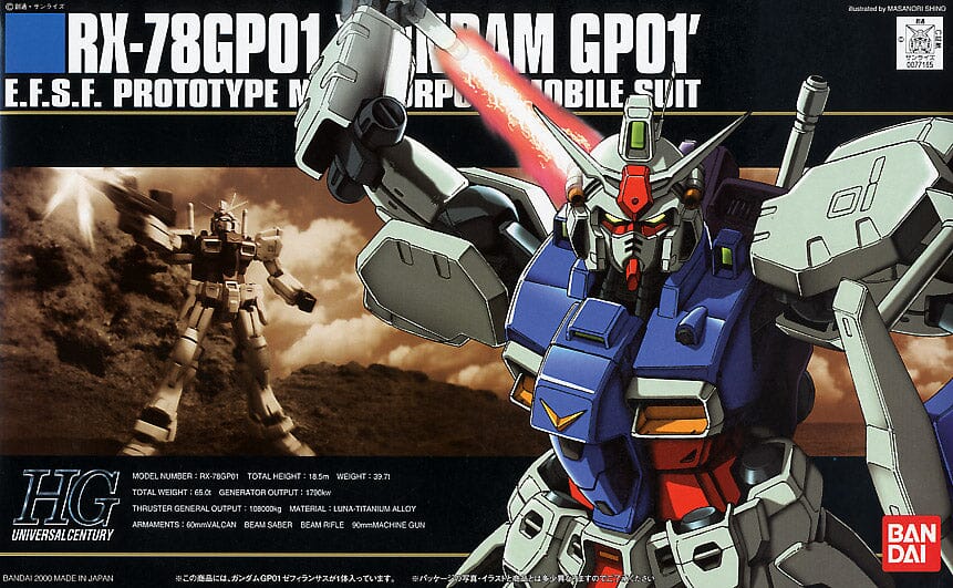 HGUC 1/144 #13 RX-78GP01 Gundam Zephyranthes - Image 2