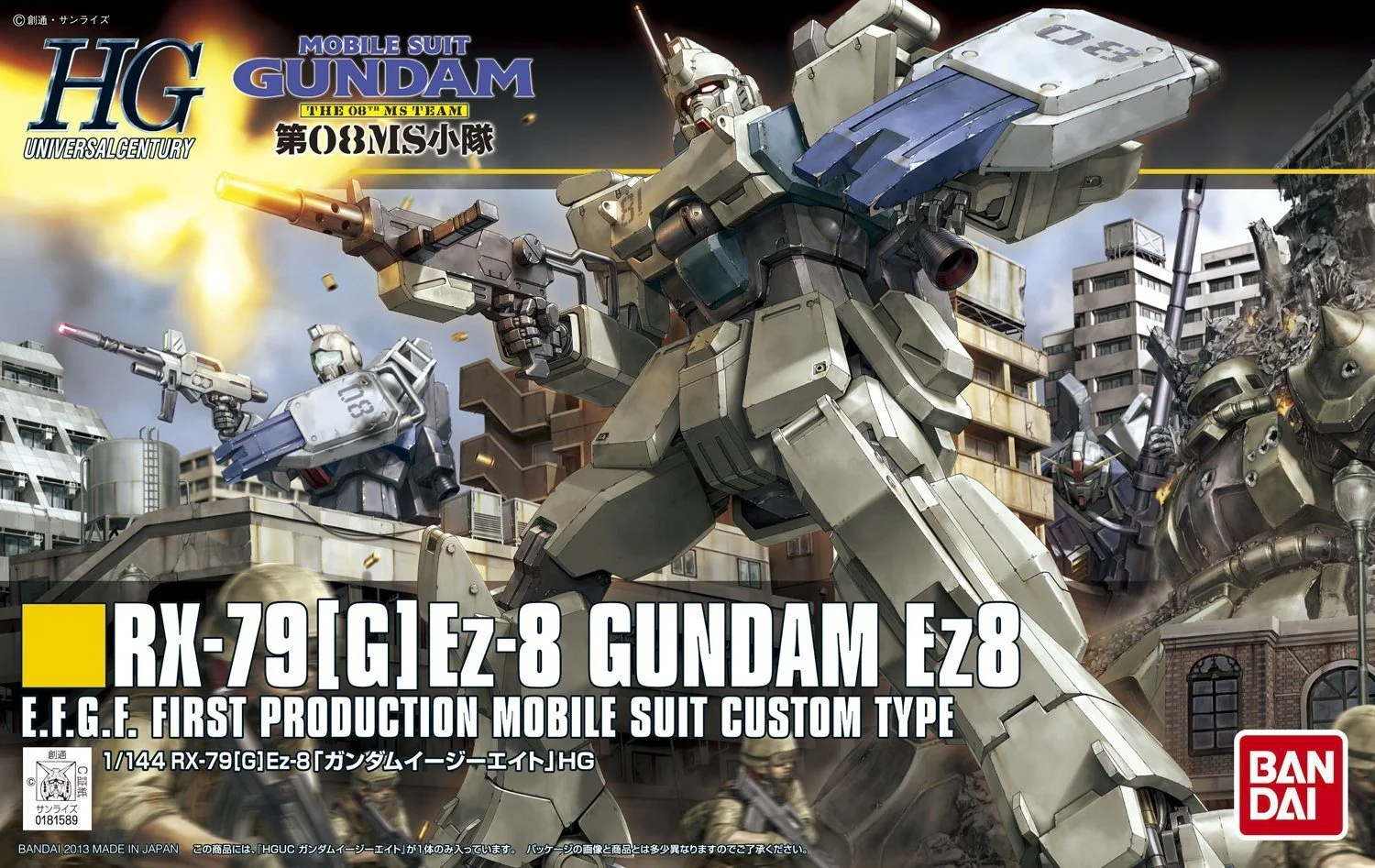 HGUC 1/144 #155 RX-79(G)Ez-8 Gundam Ez8 - Image 2