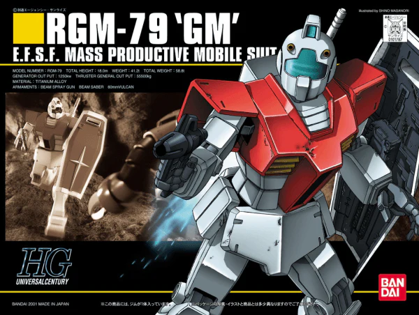 HGUC 1/144 #20 RGM-79 GM - Image 2