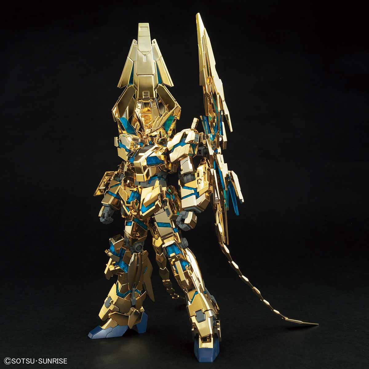HGUC 1/144 #216 Unicorn Gundam 03 Phenex Destroy Mode (Narrative Ver.) Gold Coating - Image 3