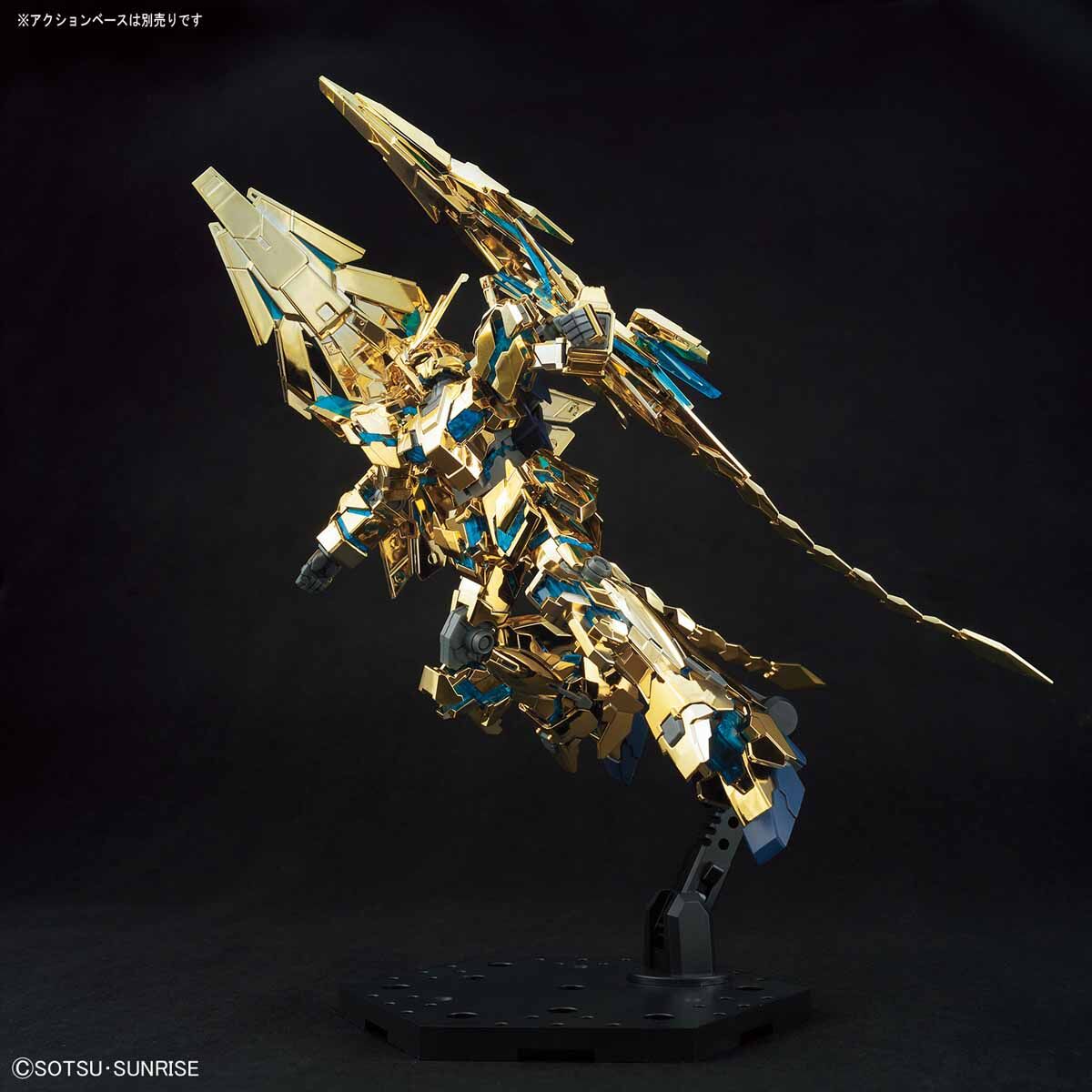 HGUC 1/144 #216 Unicorn Gundam 03 Phenex Destroy Mode (Narrative Ver.) Gold Coating - Image 6