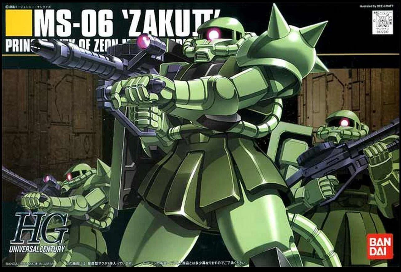 HGUC #40 1/144 MS-06 Zaku II - Image 2