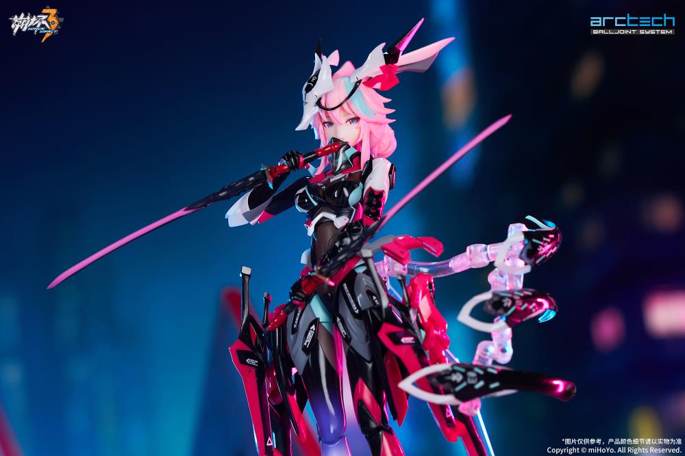 Honkai Impact 3rd Arctech Yae Sakura (Neon Shade) 1/8 Scale Action Figure (With Bonus) - Image 2