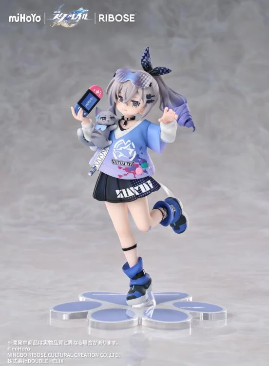 Honkai Star Rail Rise Up+ Chibi Cat Series Silver Wolf Figure - Image 10