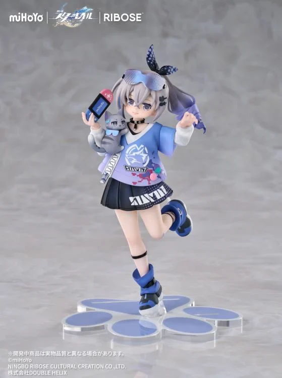 Honkai Star Rail Rise Up+ Chibi Cat Series Silver Wolf Figure - Image 11