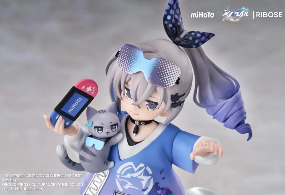 Honkai Star Rail Rise Up+ Chibi Cat Series Silver Wolf Figure - Image 15