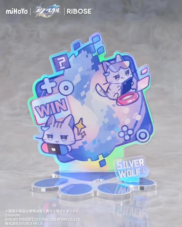 Honkai Star Rail Rise Up+ Chibi Cat Series Silver Wolf Figure - Image 18