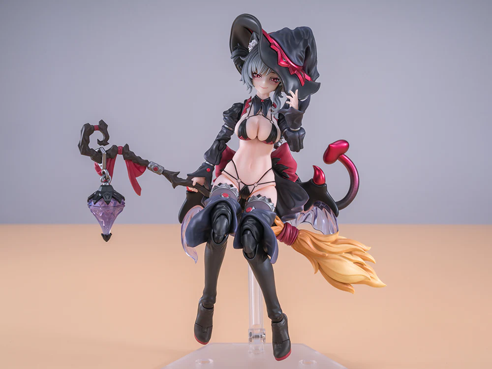 Witch of the Other World Apprentice Witch Hoshikawa Cat (Black Hair Ver.) 1/12 Scale Action Figure - Image 13